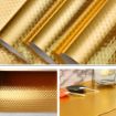Picture of Kitchen Oil Proof Aluminum Foil Stickers Self-Adhesive Wall Sticker Waterproof Anti-Mold and Heat Resistant Kitchen Backsplash Wallpaper