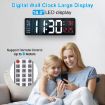 Picture of Large Digital Wall Clock Digital Wall Clock Large Display Clock  Automatic Brightness Digital Silent Clock