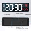 Picture of Large Digital Wall Clock Digital Wall Clock Large Display Clock  Automatic Brightness Digital Silent Clock