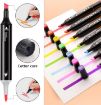 Picture of 120 PCS MARKER PEN SET  Art Line Markers Sketch Pens 120 Colors Dual Tip Art Markers Set Brush