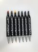 Picture of 120 PCS MARKER PEN SET  Art Line Markers Sketch Pens 120 Colors Dual Tip Art Markers Set Brush