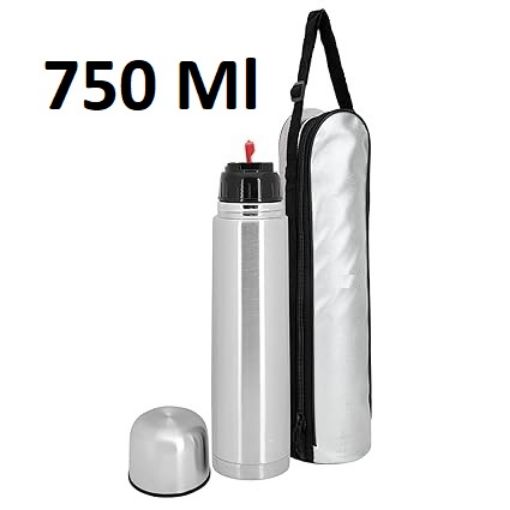 Picture of 750 Ml Bottle With Cover  Thermoflask Bottle  Stainless Steel with 18 hrs hot and Cold