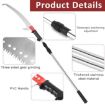 Picture of Telescopic Manual Pruning Saw Stainless Steel Pole Saw ss pole saw with Curved Hooked Blade SS POLE SAW