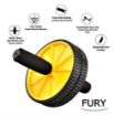 Picture of Ab Muscle Fitness Roller with Knee Pad Mat for Home Gym Workout  Ab Roller Wheel for Abs Workouts