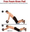 Picture of Ab Muscle Fitness Roller with Knee Pad Mat for Home Gym Workout  Ab Roller Wheel for Abs Workouts