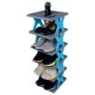 Picture of 6 LAYER FOLDABLE SHOE RACK Smart Shoe Rack with 6 Layer Shoes Stand Multifunctional Entryway Foldable & Collapsible Door Shoe Rack