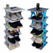 Picture of 6 LAYER FOLDABLE SHOE RACK Smart Shoe Rack with 6 Layer Shoes Stand Multifunctional Entryway Foldable & Collapsible Door Shoe Rack