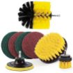 Picture of 8 Pcs Power Drill Scrubber Brush Power Scrub Pads 8 Pcs Scrub Pads