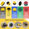 Picture of 8 Pcs Power Drill Scrubber Brush Power Scrub Pads 8 Pcs Scrub Pads
