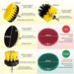 Picture of 8 Pcs Power Drill Scrubber Brush Power Scrub Pads 8 Pcs Scrub Pads