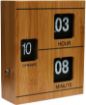 Picture of WOODEN BAMBOO RETRO CLOCK BAMBOO RETRO CLOCK RETRO CLOCK