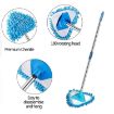 Picture of Triangle Cleaning Mop  Retractable Cleaning Mop Rotatable Triangle Dust Mop Multipurpose Cleaning moveable Brush