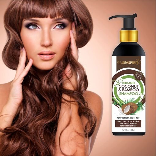 Picture of Organic Coconut & Bamboo Shampoo  Repairing Formula