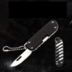 Picture of Mini Pocket Knife with Screwdriver Mini Folding Knife Multipurpose Cutting Tool Keychain