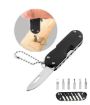 Picture of Mini Pocket Knife with Screwdriver Mini Folding Knife Multipurpose Cutting Tool Keychain