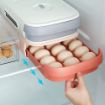 Picture of Drawer Type Egg Box Storage Containers Plastic Box With Lid Storage Egg Refrigerator Organizer Drawer Egg Tray Egg Holder DRAWER TYPR EGG STORAGE BOX