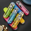 Picture of Cutlery Set  Cutlery Set with Carry Case 3-Piece (Spoon, Fork, Knife) 3 PCS SPOON SET WITH CASE