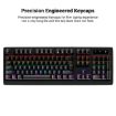 Picture of LED Backlit USB Mechanical Gaming Keyboard Without Numlock Keys, Black