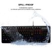 Picture of LED Backlit USB Mechanical Gaming Keyboard Without Numlock Keys, Black