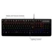 Picture of LED Backlit USB Mechanical Gaming Keyboard Without Numlock Keys, Black