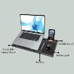 Picture of LAPTOP STAND NEW LAPTOP STAND Adjustable Multi-Angle Laptop stand with Detachable mouse pad inbuilt Mobile stand & Pen Slot