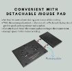 Picture of LAPTOP STAND NEW LAPTOP STAND Adjustable Multi-Angle Laptop stand with Detachable mouse pad inbuilt Mobile stand & Pen Slot