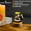Picture of 3D Crystal Ball Night Lamp(DOLPHIN) (6 cm) Crystal Ball Night Lamp Night Lights Decorative Lamp