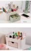 Picture of Mini Makeup Storage Box Cosmetic Makeup Drawer Organizer Box Storage Box Case Holder for Brush Pen and Jewelry Organizer to Save Space