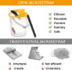 Picture of Mouse Trap Bucket Bucket Lid Mouse Trap, 5 Gallon Bucket Compatible, Mouse Catching Tool, Trap Door Style