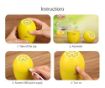 Picture of Cool Mist Humidifier,Mini USB Lemon Humidifier Air Purifier Portable Led Light for Home Office Car Orange