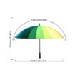Picture of Rainbow umbrella medium Size Rainbow Umbrella Color Rainbow Umbrella for Girls  Triple Layer Reinforced Frame Upside Down Reverse Double Layer