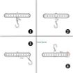 Picture of SPACE SAVER HANGER FOLDING HANGER FOLDABLE HANGER CLOTHE HANGER CLOTHES HANGER