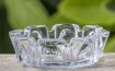 Picture of Round Cut Glass Ash Tray Crystal Clear Glass Ashtray Cigarettes Ash Tray Tabletop Ashtray for Home Crystal Round Shape Table Top Ash Tray Table Top Decor Glass Ashtray For Indoor And Outdoor