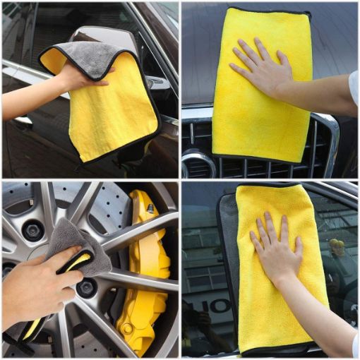 Picture of Microfiber Cloth Microfiber Towel CAR CLEANING CLOTH 40*40 CLOTH