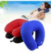 Picture of Neck Massage Pillow Neck Massager Pillow for Shoulder & Neck Pain Relief Vibrating U Shape Massage Pillow for Office Home Car Travel Pillow