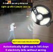 Picture of New Design UFO Solar Street Light Remote Control  Wireless Motion Sensor Round Solar Wall Light For Outdoor