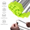 Picture of DISH DRAIN Foldable Drain Rack Kitchen Sink Shelf Stainless Steel Multifunction Roll Up Dish Drying Folding Wash Drainer TraySteel Roll-Up Crockery Vegetable Utensils Rack