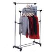 Picture of Stainless Steel Portable Double Pole Telescoplc Clothes Rack Foldable Single Clothes and Garment Hanging Rack CLOTH RACK