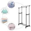 Picture of Stainless Steel Portable Double Pole Telescoplc Clothes Rack Foldable Single Clothes and Garment Hanging Rack CLOTH RACK