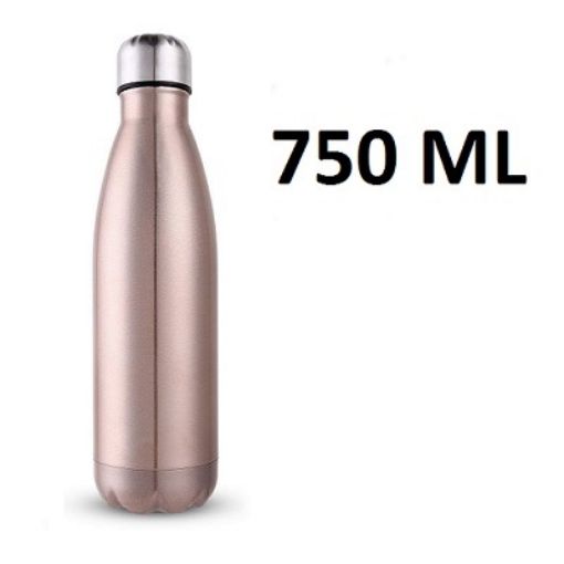 Picture of Stainless Steel Wine Colour Hot and Cold Thermoflask Bottle  Stainless Steel with 18 hrs hot and Cold