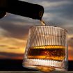 Picture of Dancing  Glass Whiskey Glasses Rotatable Decompression 220 ML Old Fashioned Whiskey Glasses Set  Spinning Glasses Bar Glass for Drinking Bourbon