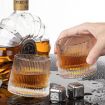 Picture of Dancing  Glass Whiskey Glasses Rotatable Decompression 220 ML Old Fashioned Whiskey Glasses Set  Spinning Glasses Bar Glass for Drinking Bourbon