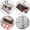 Picture of Fiber and Steel Long Handle Rotatable Self Cleaning Broom and Dust Pan with Long Handle Standing Upright Grips Sweep Set with Lobby Broom Combo Set