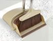 Picture of Fiber and Steel Long Handle Rotatable Self Cleaning Broom and Dust Pan with Long Handle Standing Upright Grips Sweep Set with Lobby Broom Combo Set