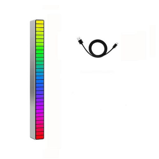 Picture of RIDHAM Voice-Activated Wireless Pickup Rhythm Light USB Rechargeable Sound Control Ambient Light