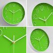 Picture of Silent Quartz Decorative Latest Wall Clock Non-Ticking Classic Clock Battery Operated Round Easy to Read