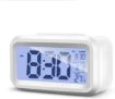 Picture of Mirror Finish Digital Clock  Digital Smart Alarm Clock  Plastic Digital Smart Backlight LCD Display