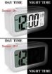 Picture of Mirror Finish Digital Clock  Digital Smart Alarm Clock  Plastic Digital Smart Backlight LCD Display
