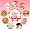 Picture of Double Layer Egg Boiler With Handle Electric Automatic Off 14 Egg Cooker Frying Pan Boiling and Frying Kitchen Cooking Tools