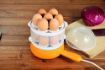 Picture of Double Layer Egg Boiler With Handle Electric Automatic Off 14 Egg Cooker Frying Pan Boiling and Frying Kitchen Cooking Tools